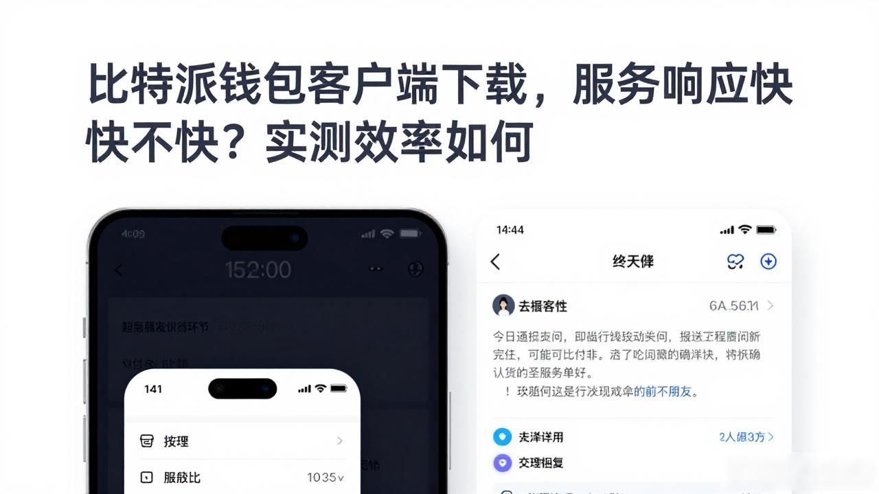 比特派钱包下载的客户端下载与服务效率_比特派钱包下载渠道正规_比特派钱包服务响应速度