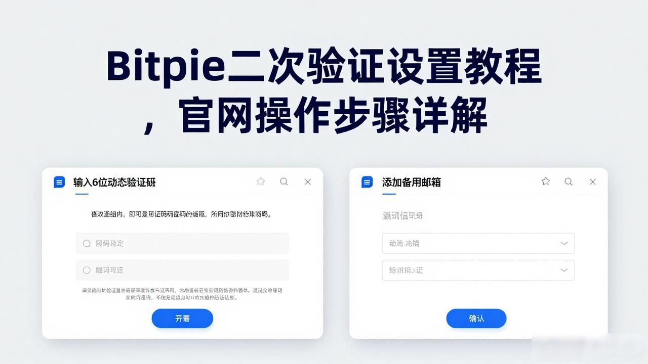 Bitpie二次验证设置教程，官网操作步骤详解