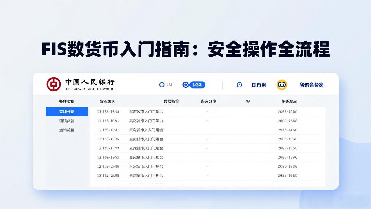 FIS数字货币入门指南：安全操作全流程