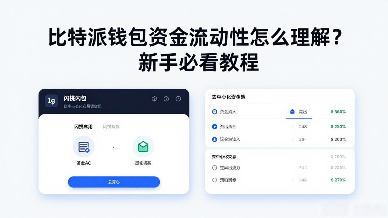 比特派Bitpie使用教程：理解资金流动性概念_比特派资金流动性_比特派闪兑与去中心化交易
