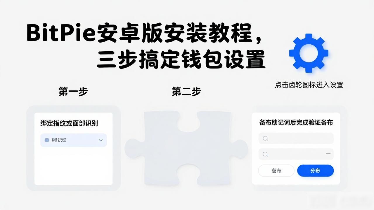 BitPie安卓版安装教程，三步搞定钱包设置