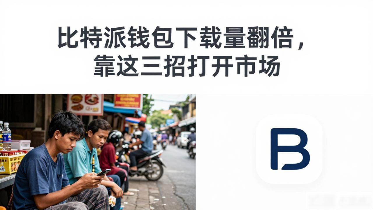 比特派钱包下载量翻倍，靠这三招打开市场