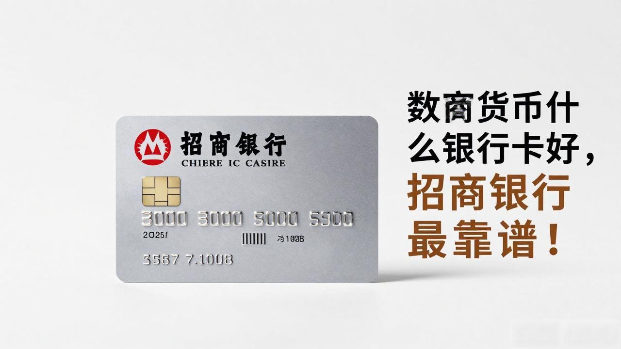 数字货币什么银行卡好，招商银行最靠谱！
