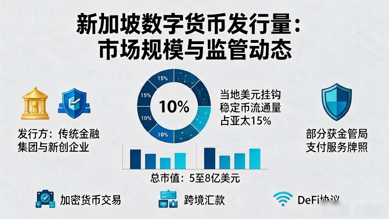新加坡数字货币发行量：市场规模与监管动态