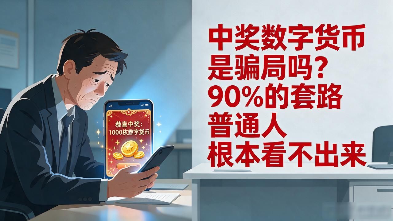 中奖数字货币是骗局吗？90%的套路普通人根本看不出来