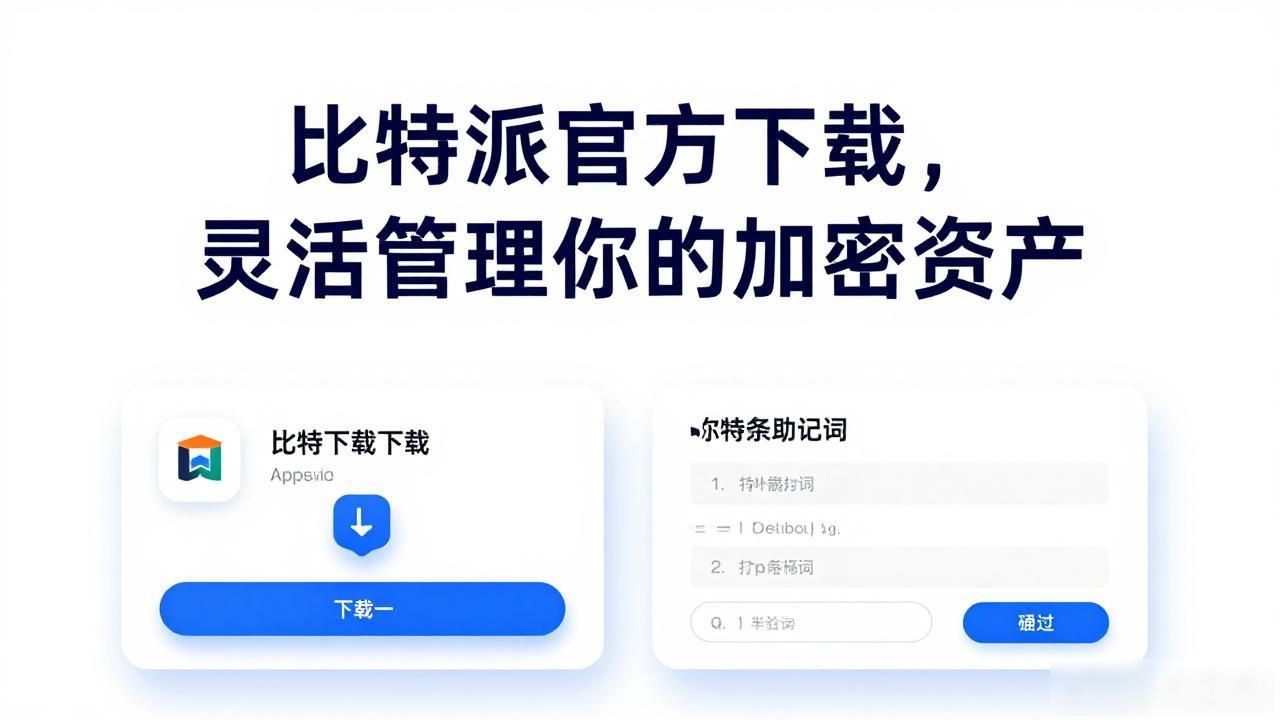 比特派官方下载，灵活管理你的加密资产