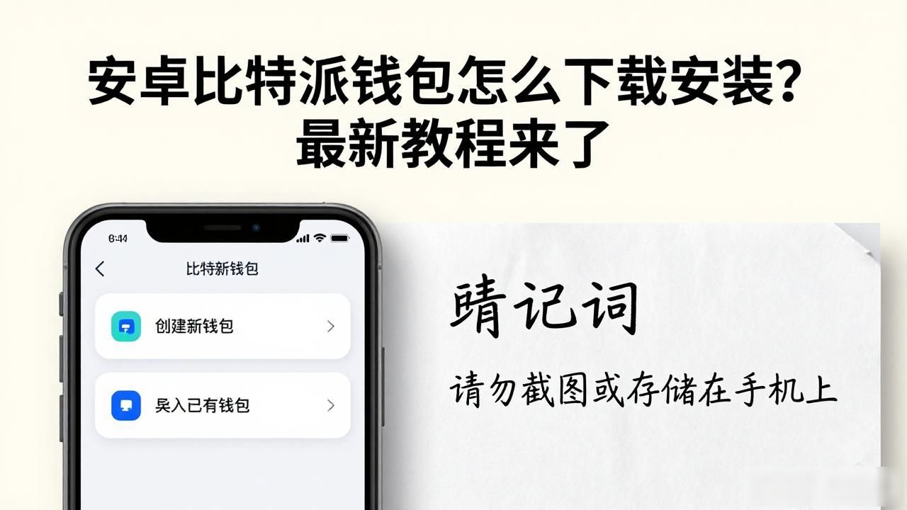 安卓比特派钱包怎么下载安装？最新教程来了