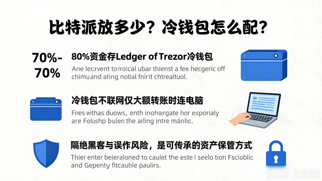比特派放多少？冷钱包怎么配？