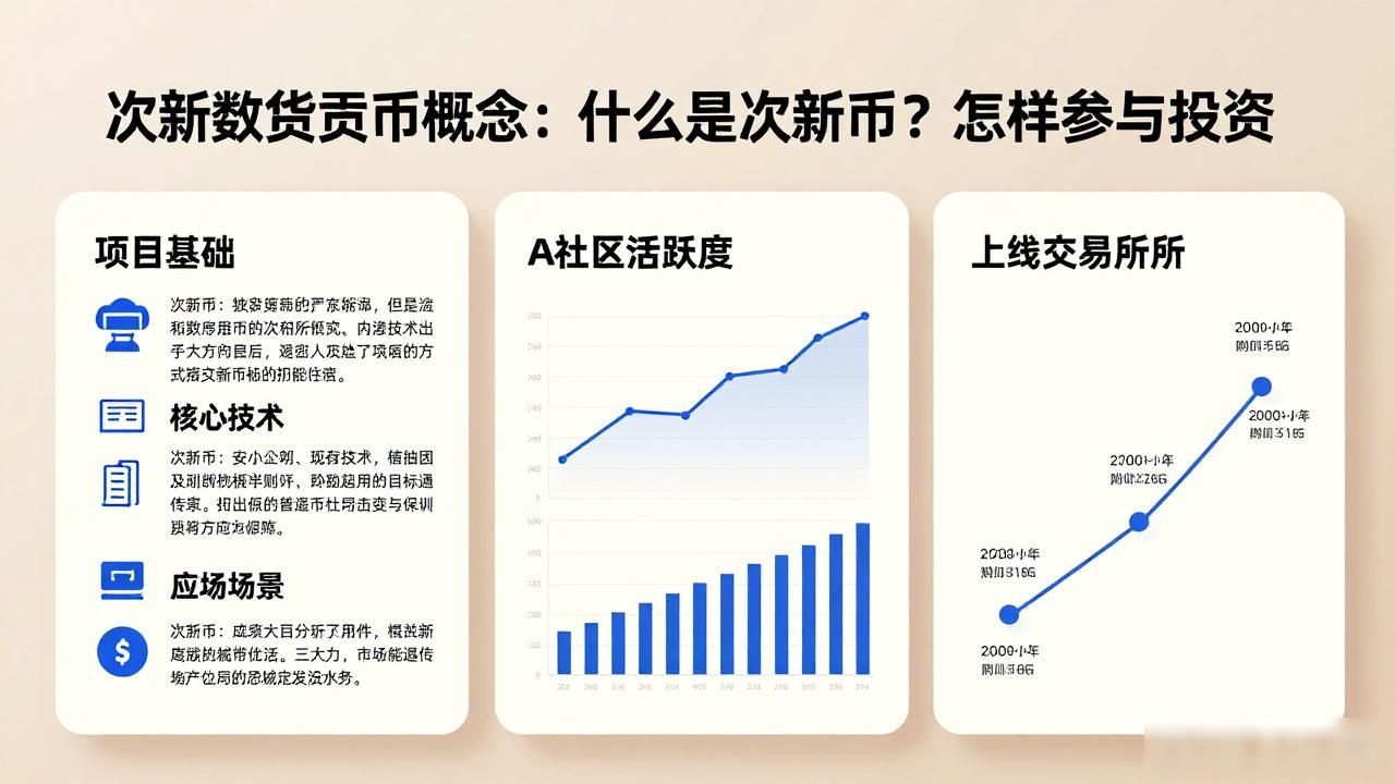 次新数字货币概念：什么是次新币？怎样参与投资