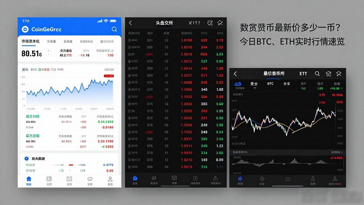 数字货币最新价多少一币？今日BTC、ETH实时行情速览