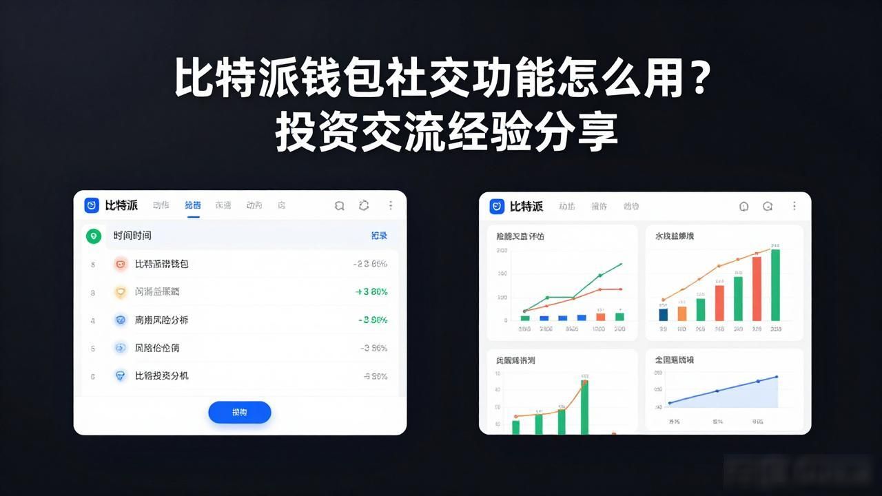 比特派钱包社交功能怎么用？投资交流经验分享
