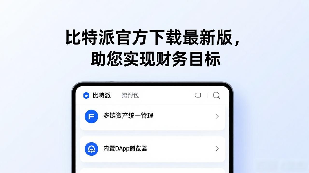 比特派官方下载最新版，助您实现财务目标