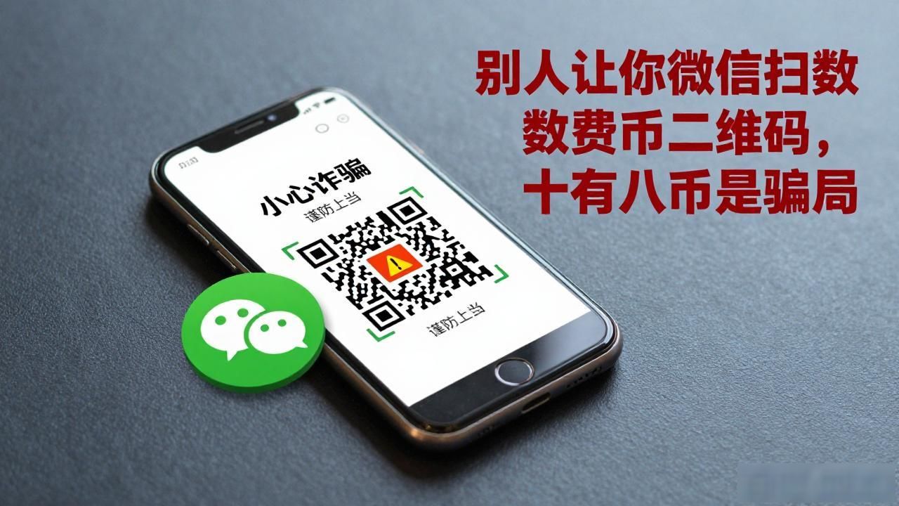 别人让你微信扫数字货币二维码，十有八九是骗局