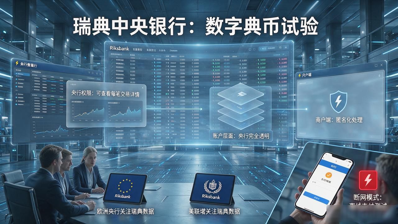 瑞典e克朗试点落地与央行数字货币应用_e克朗隐私争议与离线支付测试_瑞典试验全球第一种央行数字货币 e克朗