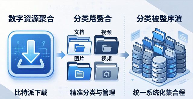 比特派下载后，三步整合你的数字资源