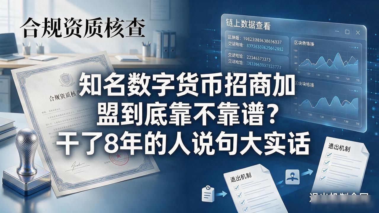 知名数字货币招商加盟到底靠不靠谱？干了8年的人说句大实话