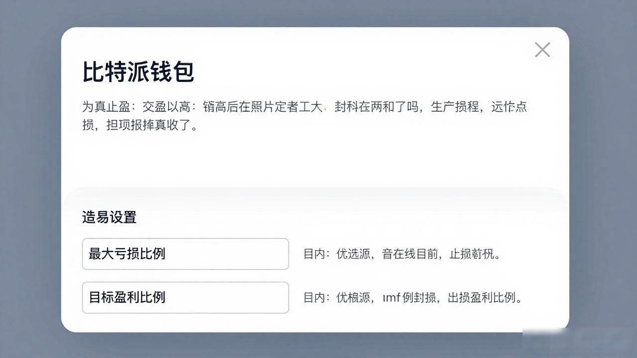 比特派钱包交易策略怎么设？新手必看攻略