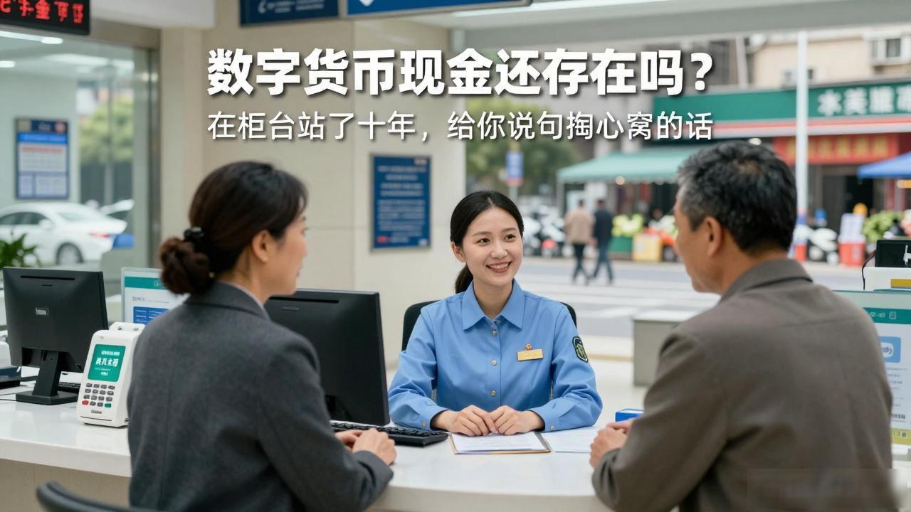 数字货币现金还存在吗？在柜台站了十年，给你说句掏心窝的话