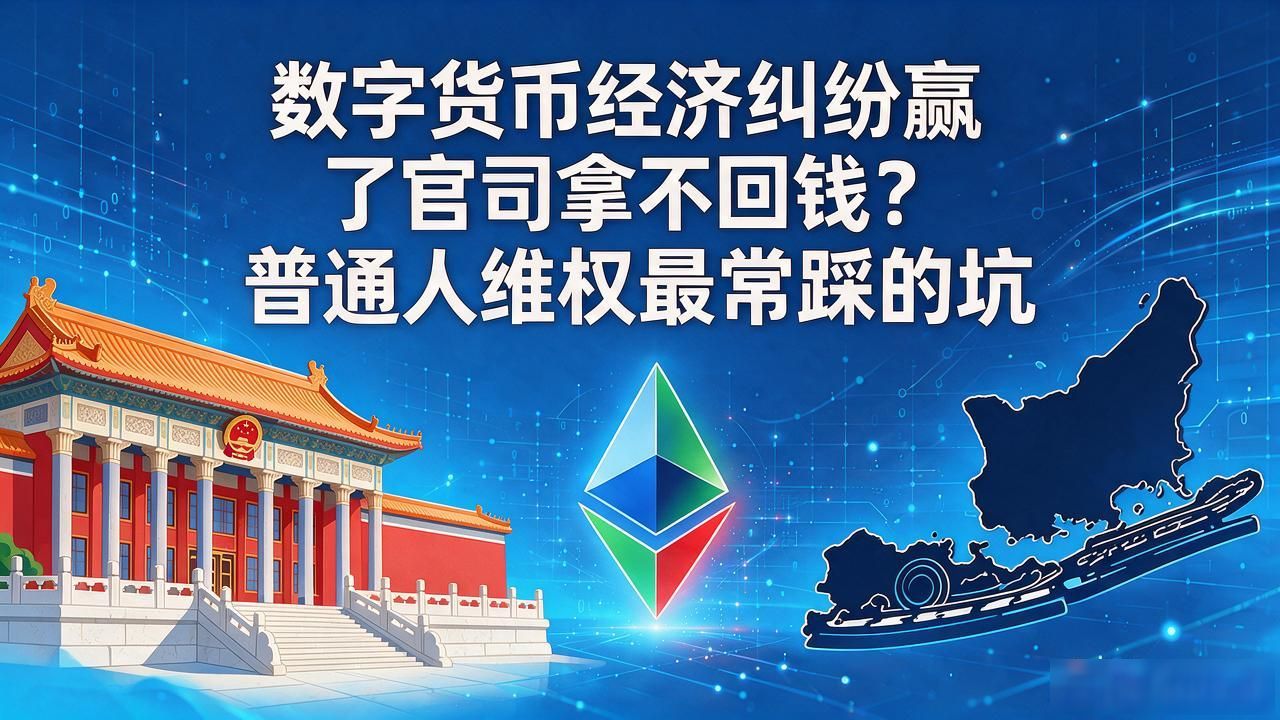 数字货币经济纠纷赢了官司拿不回钱？普通人维权最常踩的坑