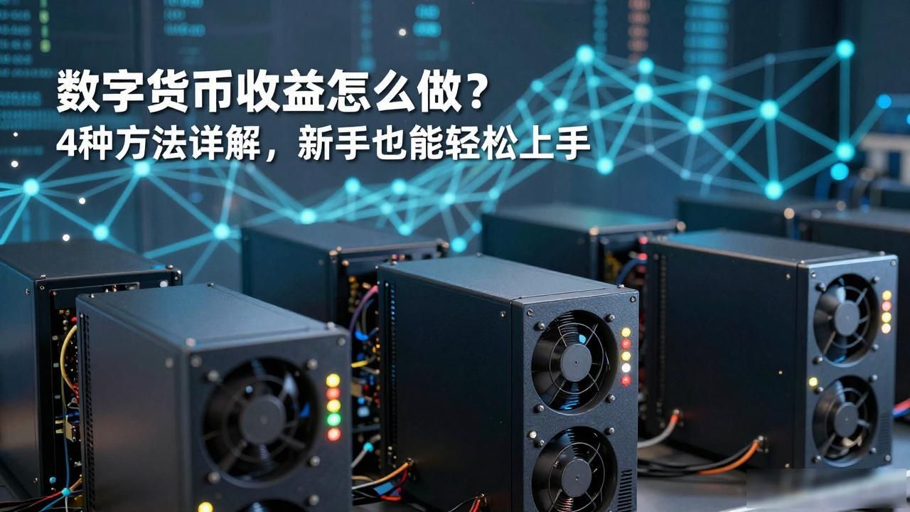 数字货币收益怎么做？4种方法详解，新手也能轻松上手