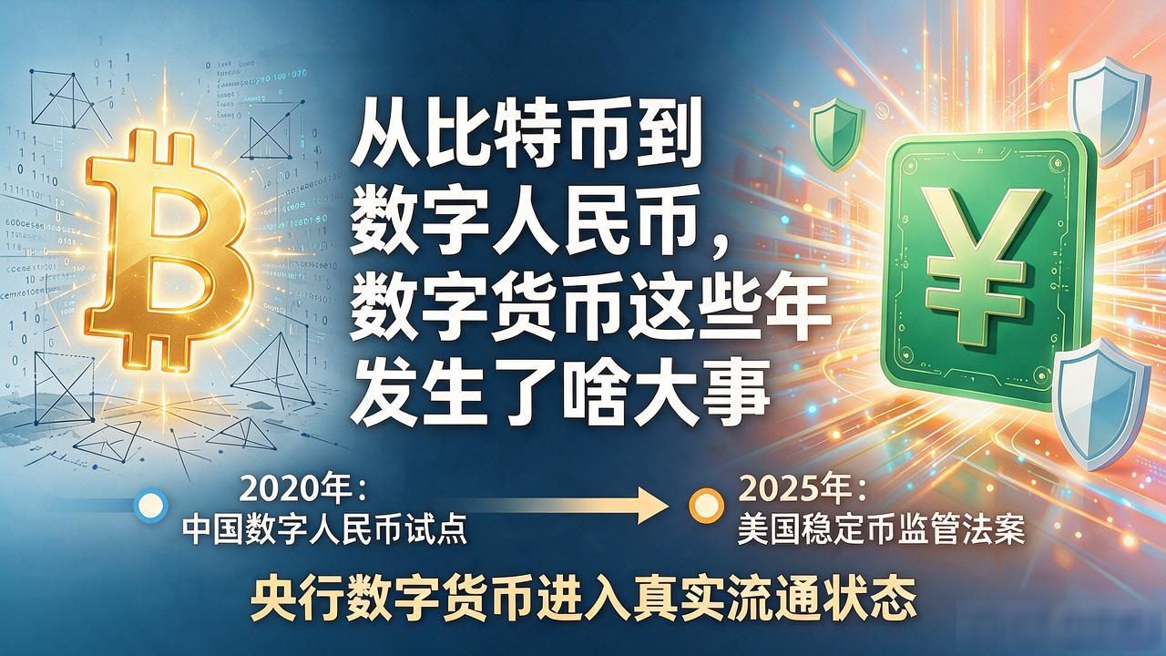 从比特币到数字人民币，数字货币这些年发生了啥大事