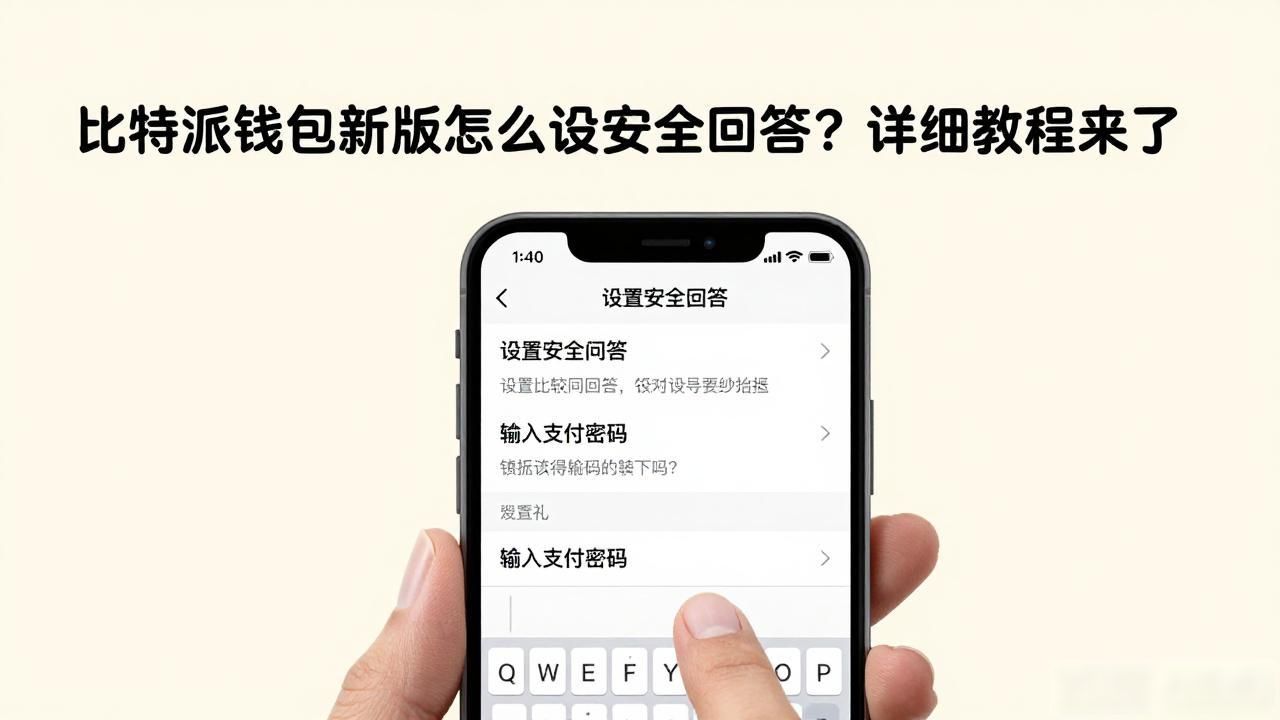 比特派钱包新版怎么设安全问答？详细教程来了