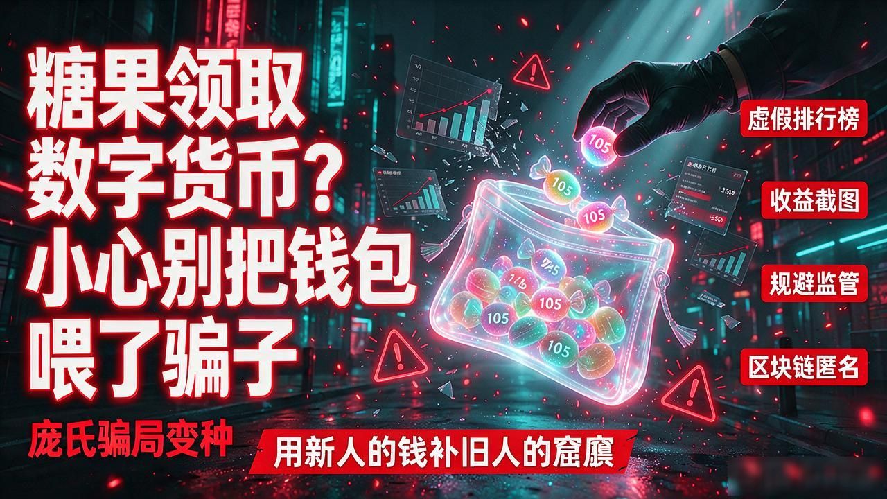 糖果领取数字货币？小心别把钱包喂了骗子