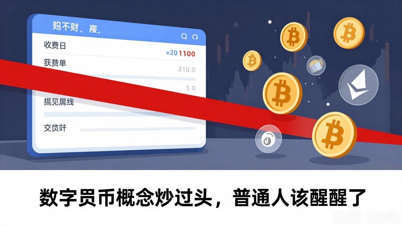 数字货币概念炒过头，普通人该醒醒了