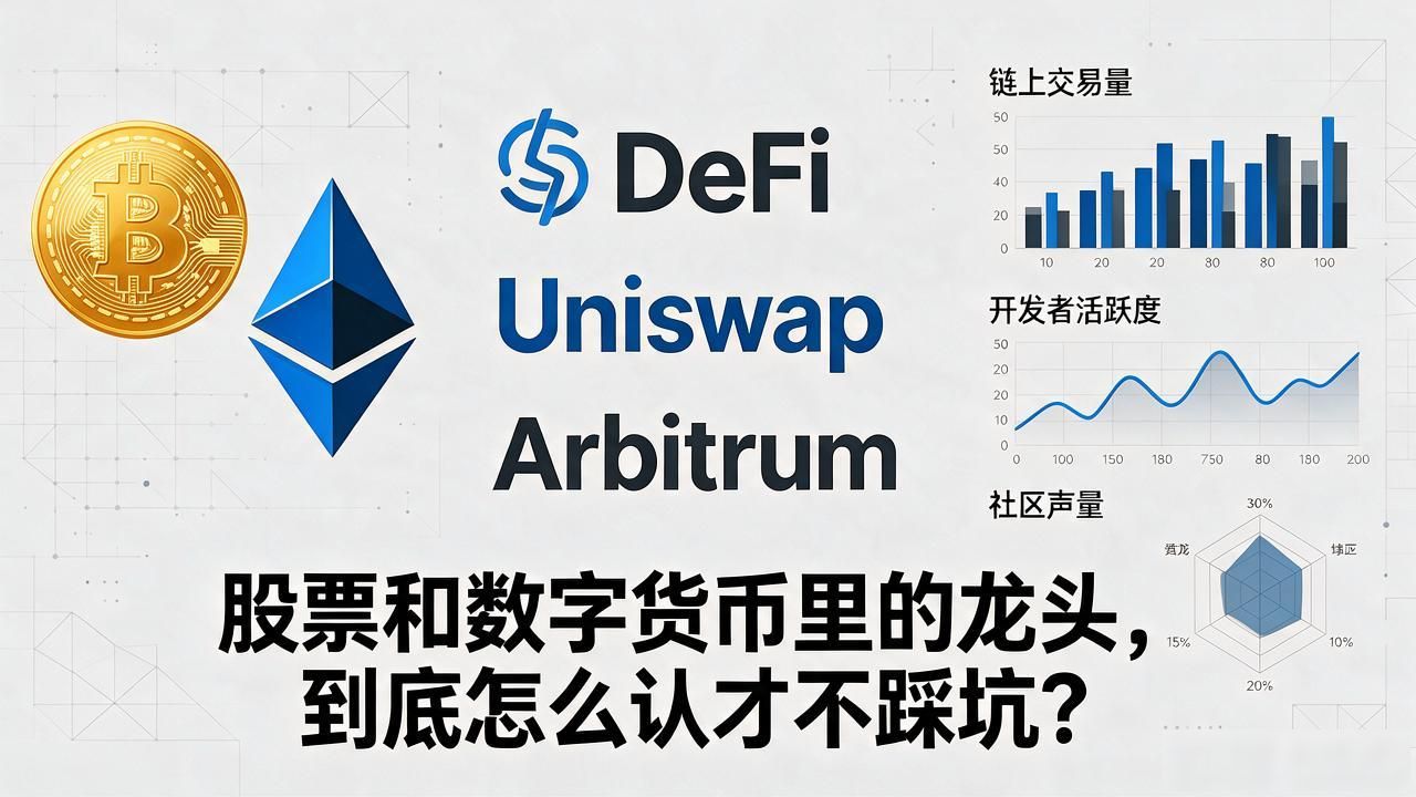 股票和数字货币里的龙头，到底怎么认才不踩坑？