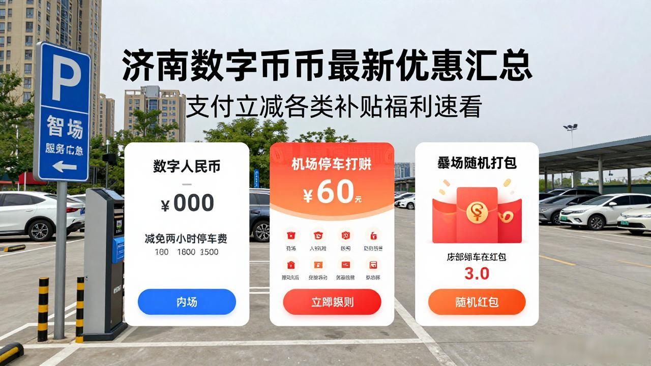 济南数字货币最新优惠汇总 支付立减各类补贴福利速看