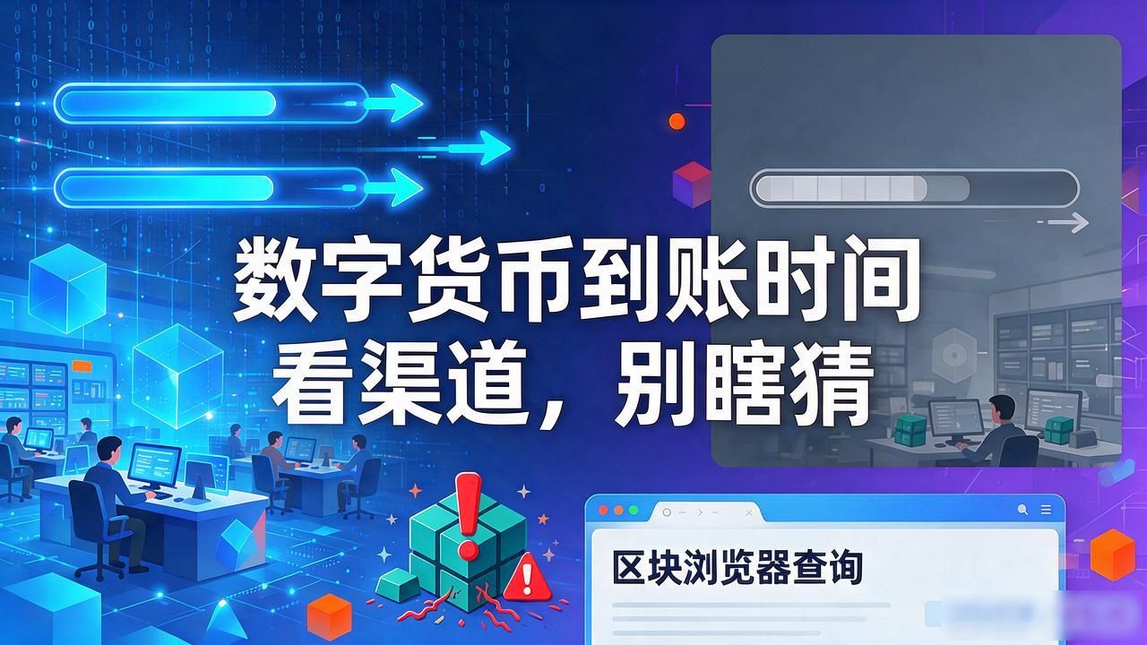 数字货币到账时间看渠道，别瞎猜