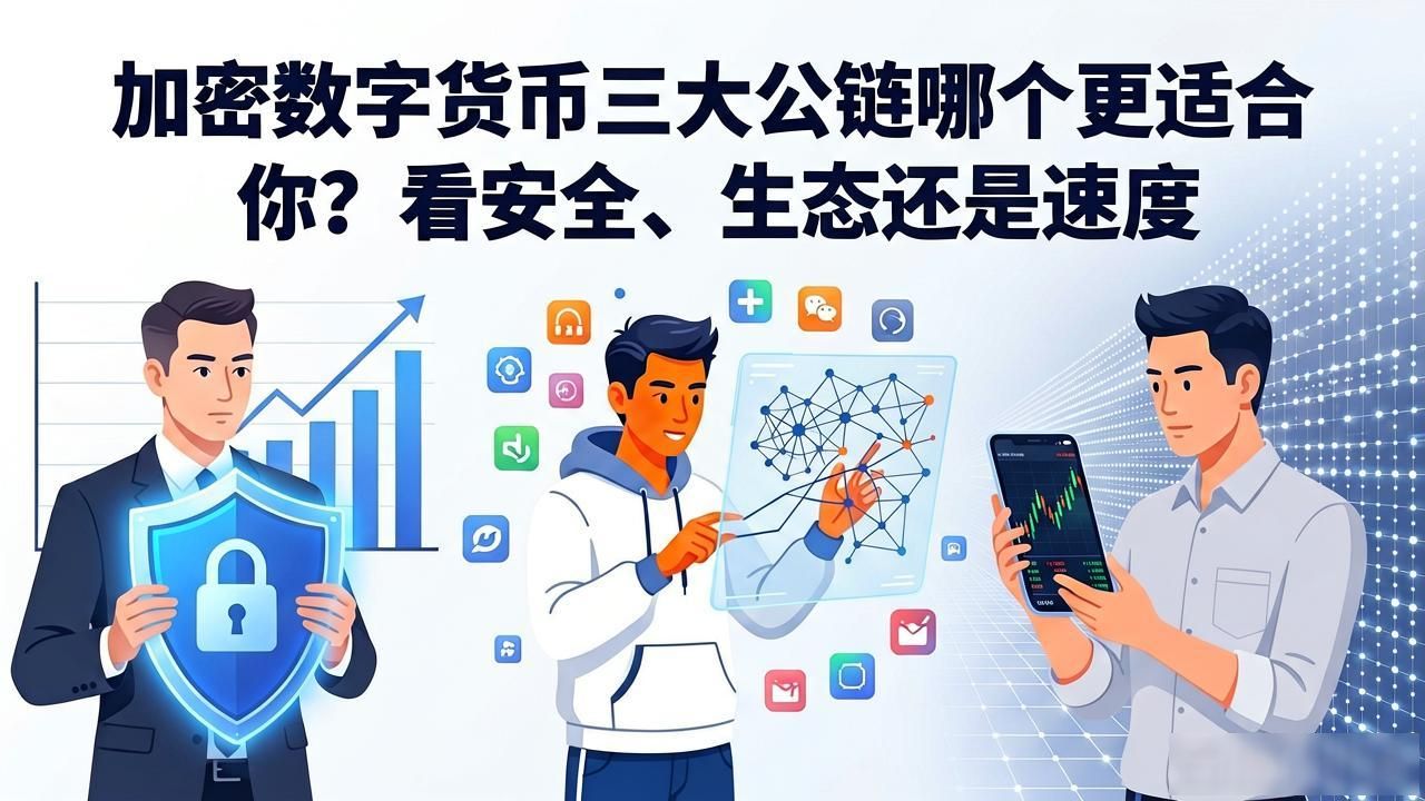 加密数字货币三大公链哪个更适合你？看安全、生态还是速度