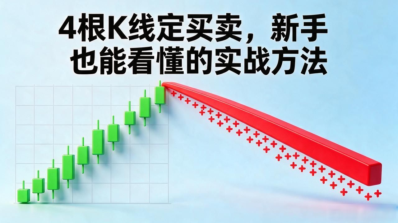数字货币K线策略：4根K线定买卖，新手也能看懂的实战方法