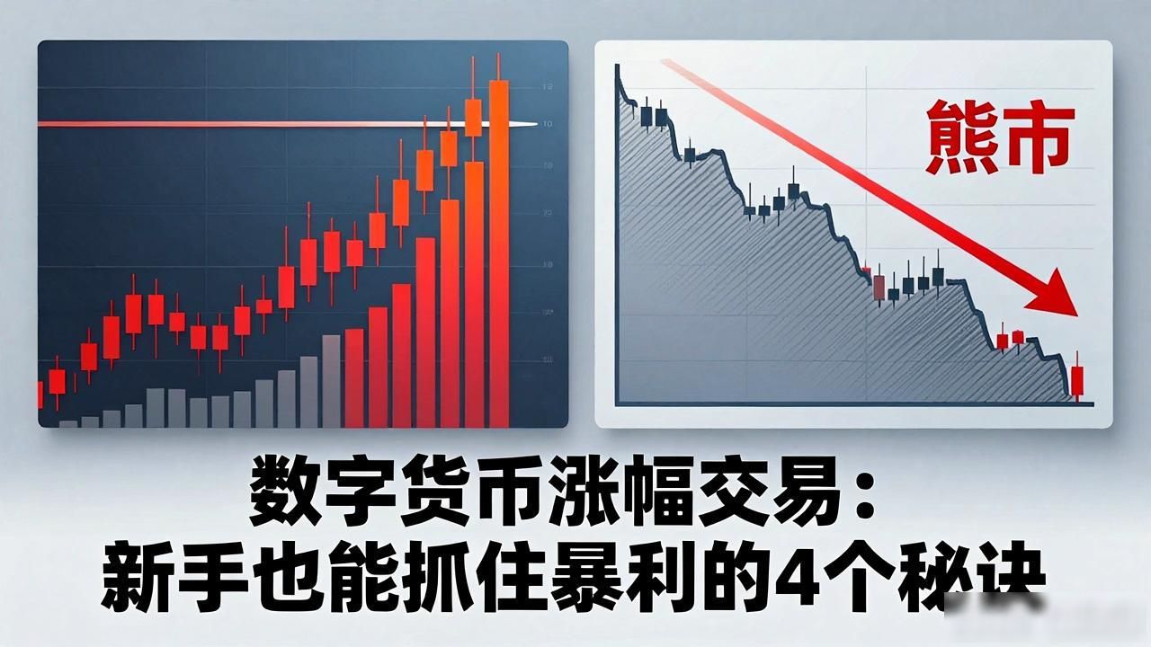 数字货币涨幅交易：新手也能抓住暴利的4个秘诀