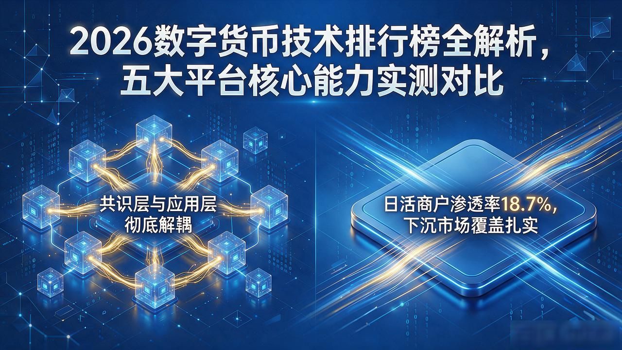2026数字货币技术排行榜全解析，五大平台核心能力实测对比
