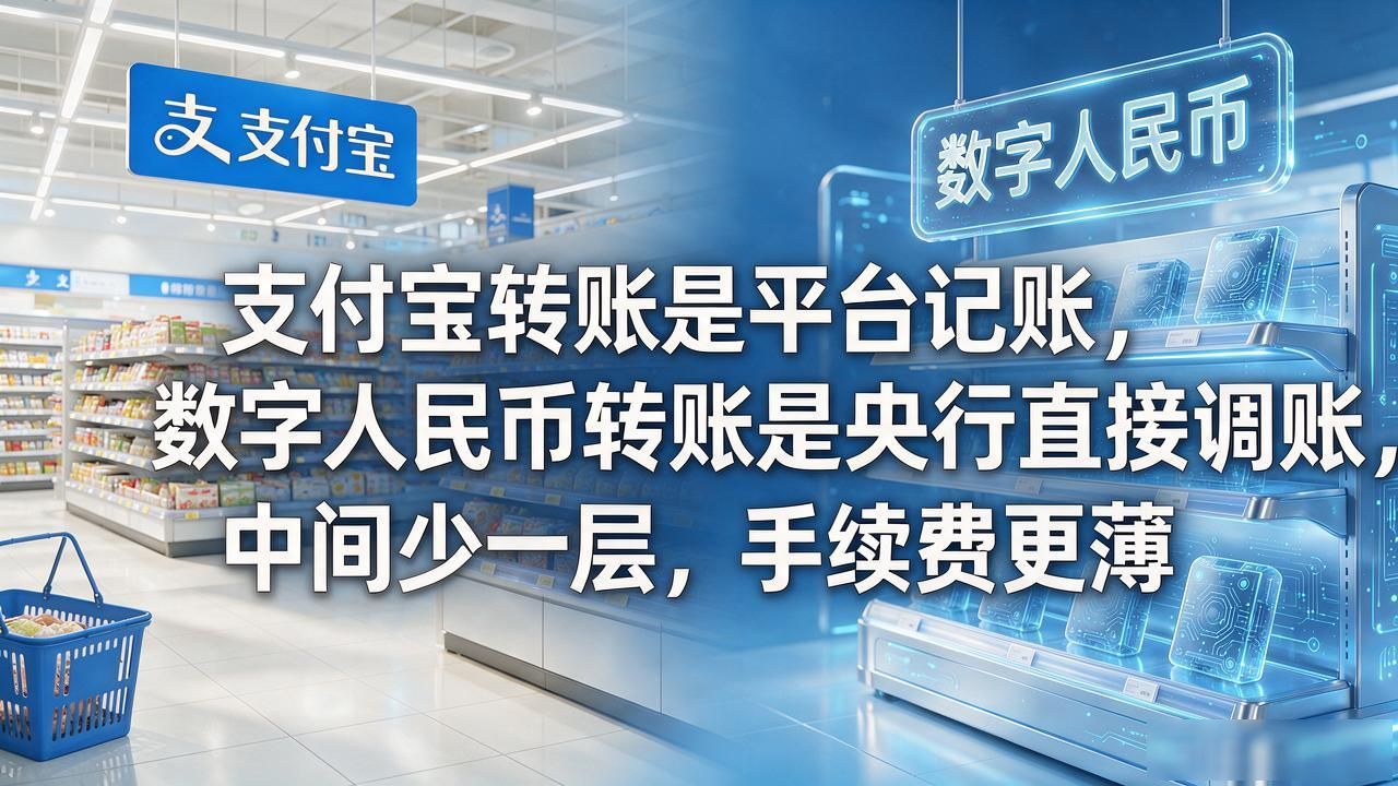 央行数字货币中国，数字人民币和支付宝微信到底有啥区别