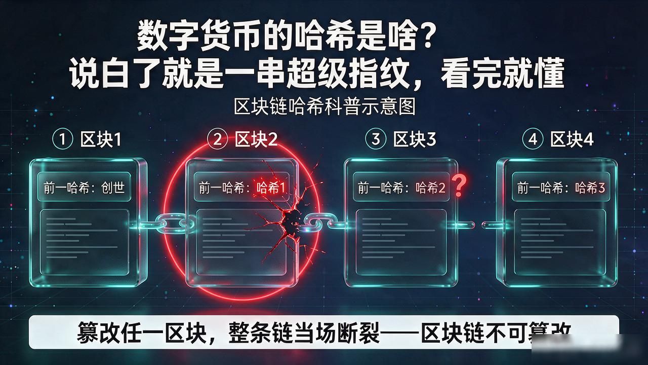 数字货币的哈稀是什么_哈希是什么大白话解释_区块链不可篡改底层逻辑