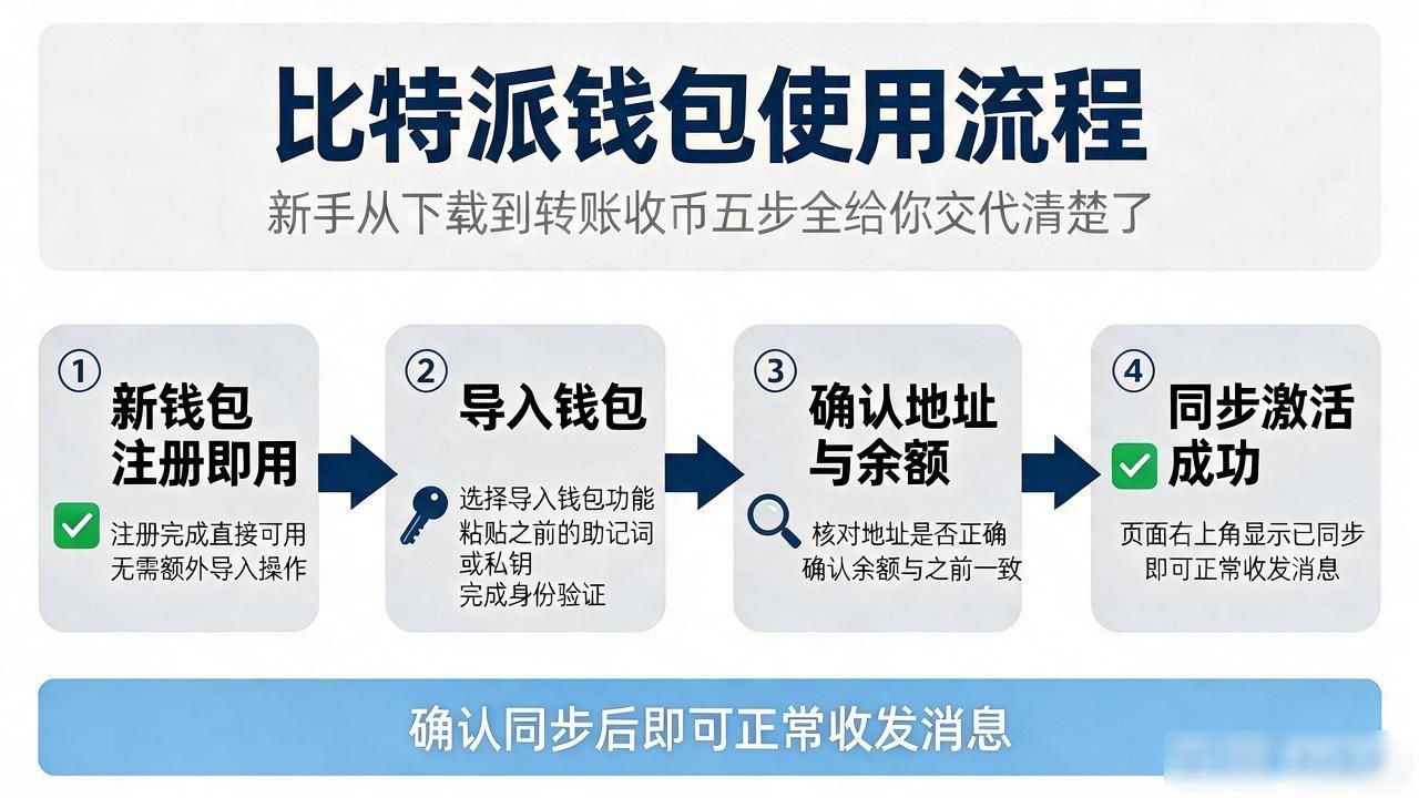 比特派钱包使用流程，新手从下载到转账收币五步全给你交代清楚了