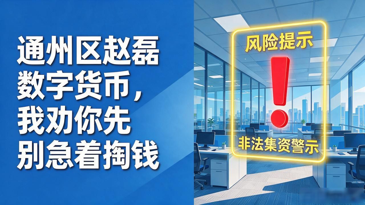 通州区赵磊数字货币，我劝你先别急着掏钱