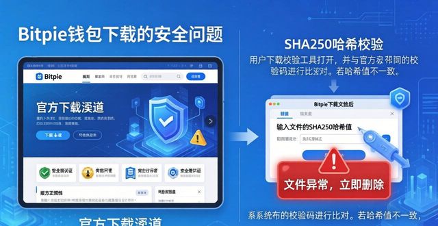 Bitpie钱包下载常见安全问题 官方渠道+哈希校验解决