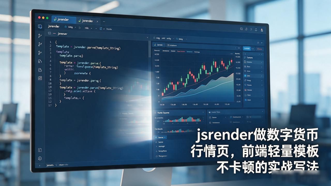 jsrender做数字货币行情页，前端轻量模板不卡顿的实战写法