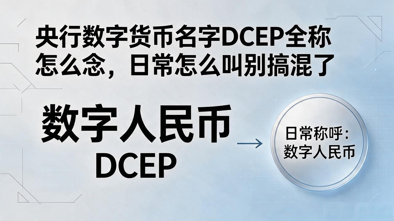 央行数字货币官方命名逻辑_DCEP与数字人民币区别_央行数字货币名字