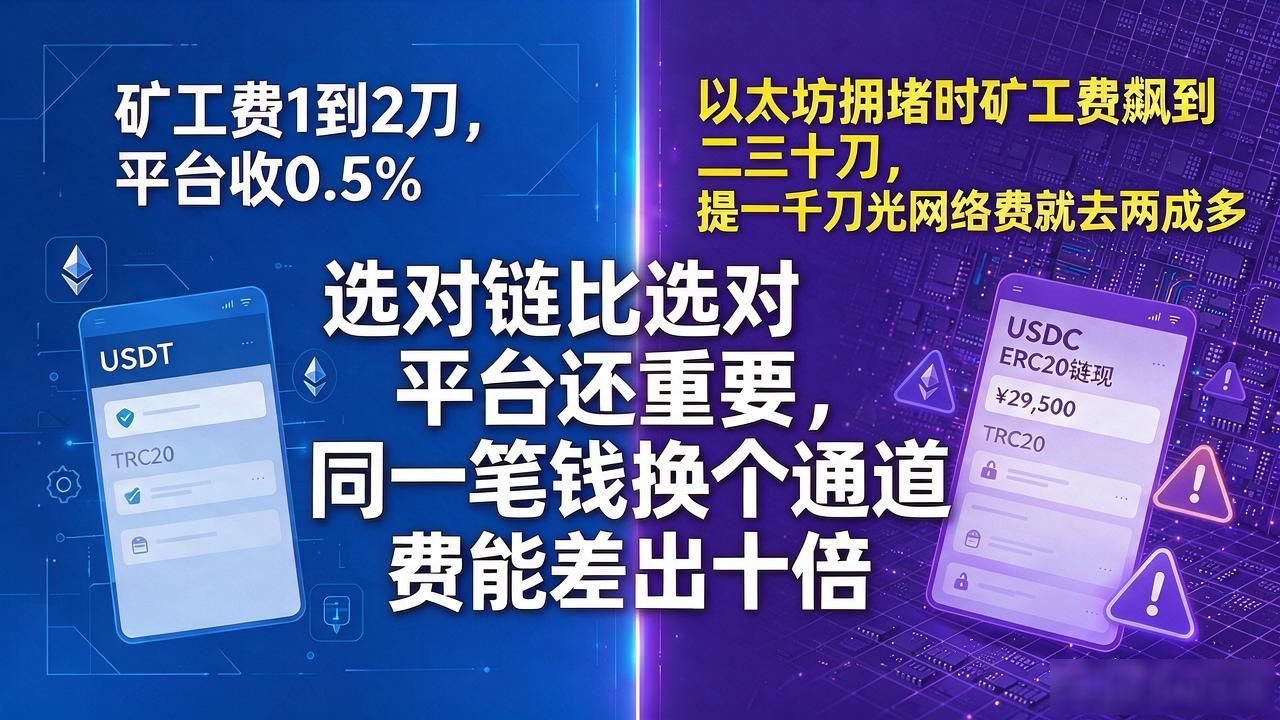 数字货币提现费用_USDT提币TRC20与ERC20费用对比_数字货币提现手续费怎么算