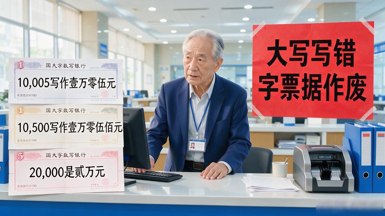 货币数字读法别搞混，银行柜台老员工把大小写规矩讲透了