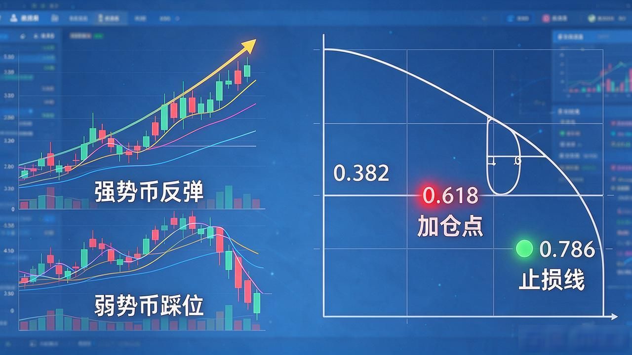 数字货币斐波那契画线怎么画？0.618和0.786是关键位