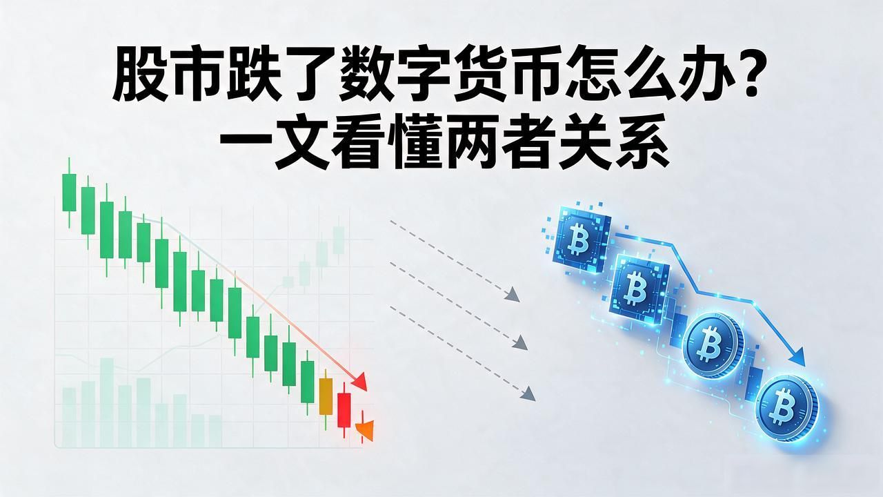 股市跌了数字货币怎么办？一文看懂两者关系