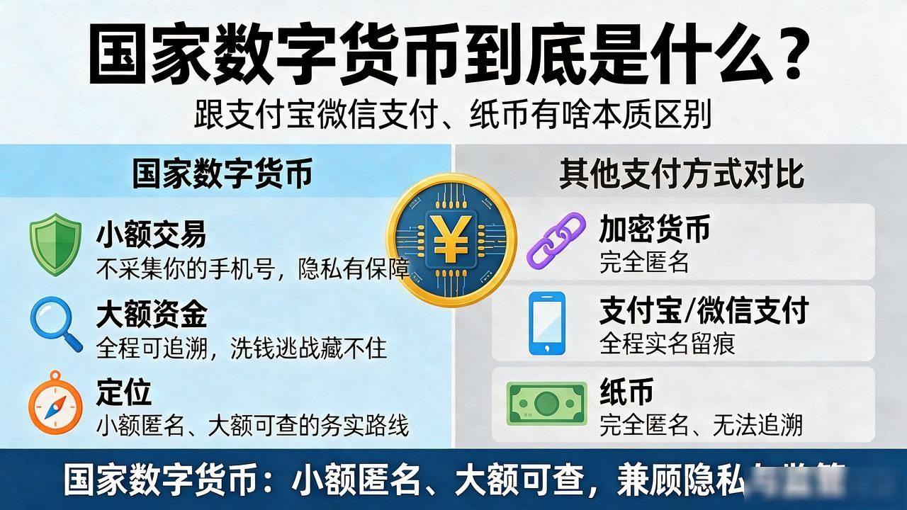 数字人民币可控匿名性解读_数字人民币与支付宝微信支付的核心区别_什么是国家数字货币
