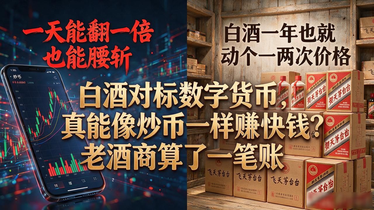 白酒对标数字货币，真能像炒币一样赚快钱？老酒商算了一笔账