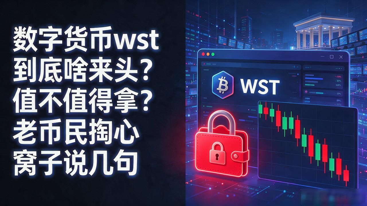 数字货币wst到底啥来头？值不值得拿？老币民掏心窝子说几句