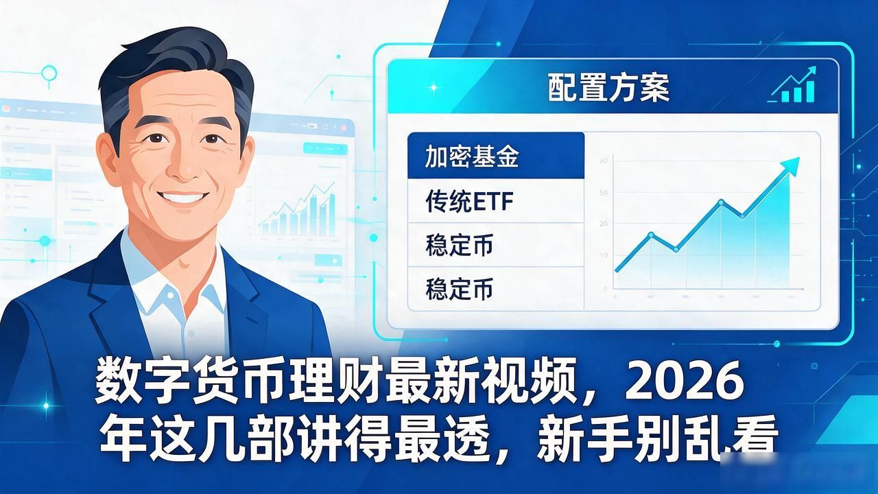 数字货币理财最新视频，2026年这几部讲得最透，新手别乱看